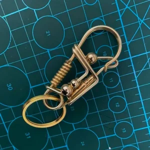 Brass Bullet Key Chain (1)