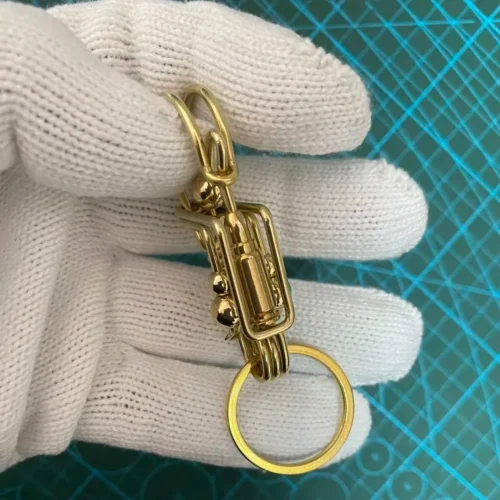 Brass Bullet Key Chain (4)