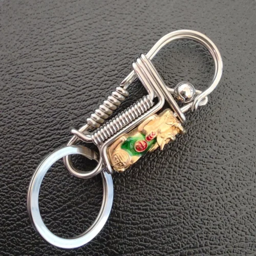 Bring Luck Enamel Unique Keychain (2)