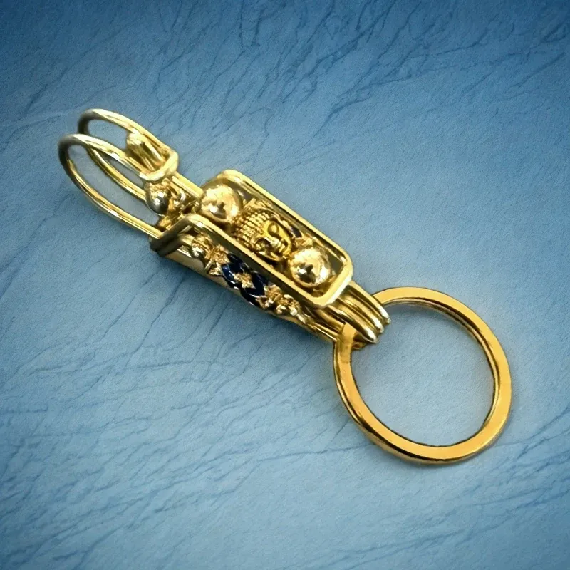 Buddha Good Luck Brass Keyrings (2) Buddha Good Luck Brass Keyrings (2)