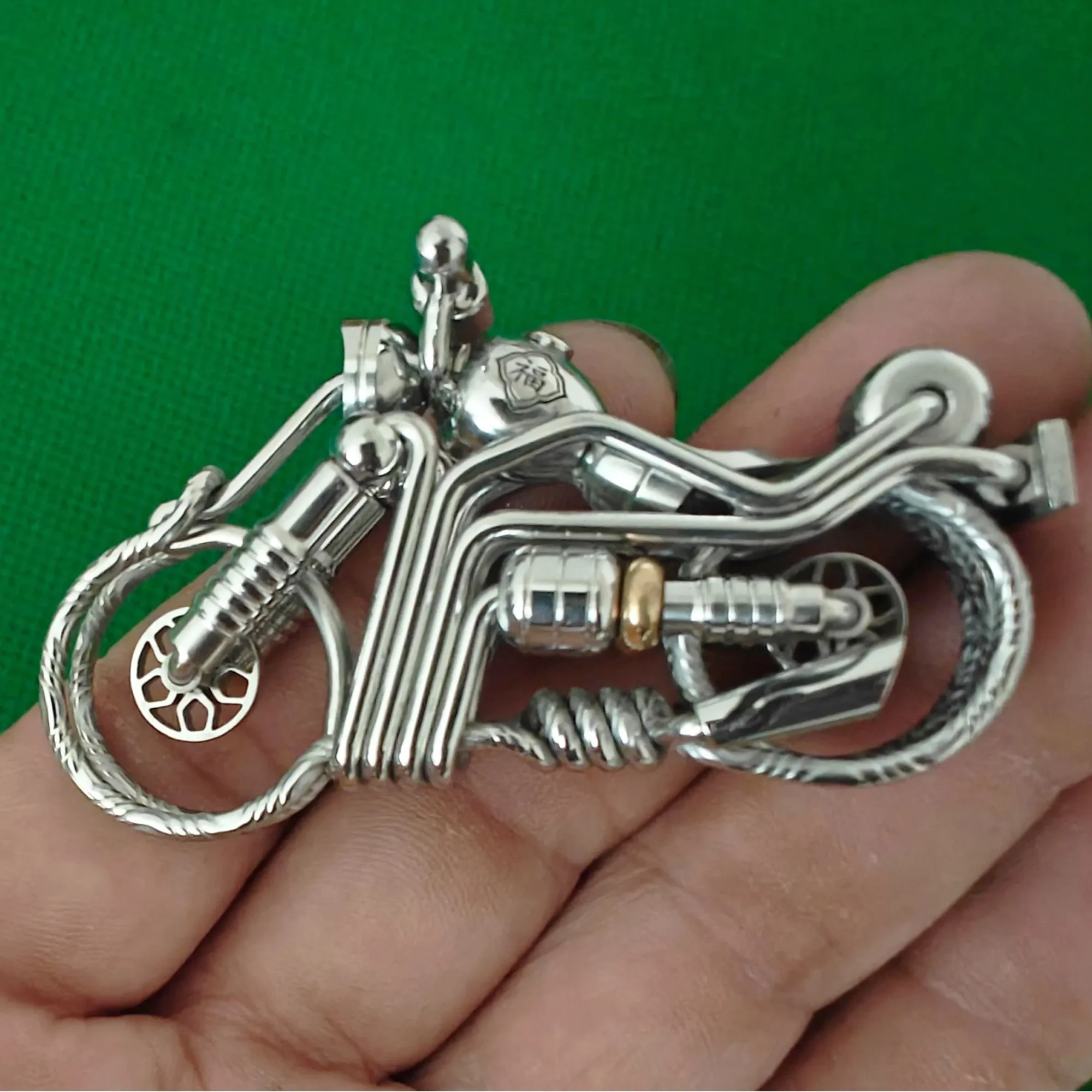 Handmade Motorcycle Keychain 2