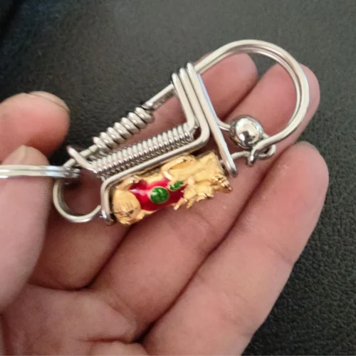 Trinket Key Holder Penguin Keychain (6)