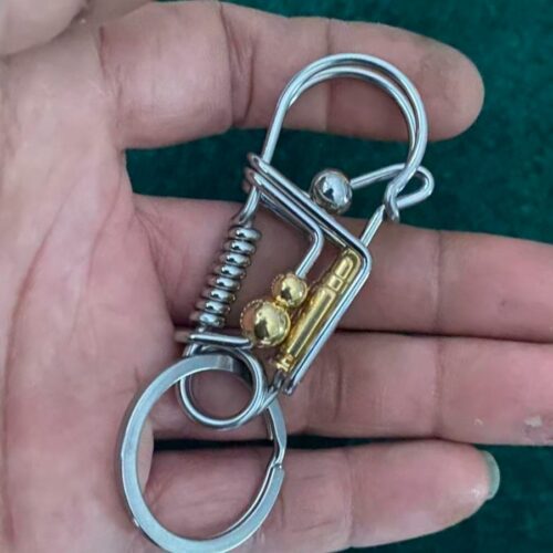 Bullet Style Hanging Keychain