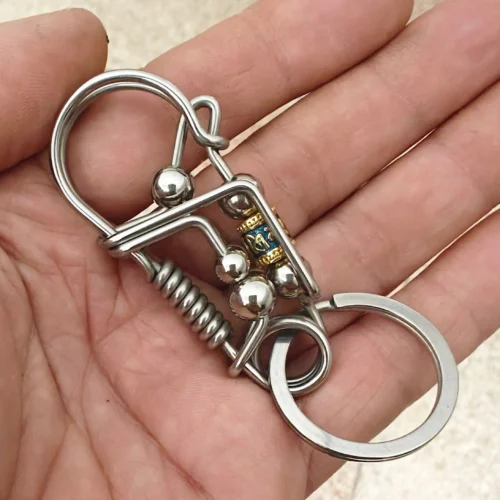 DIY Bird Style Car Key Gift Keychain (1)