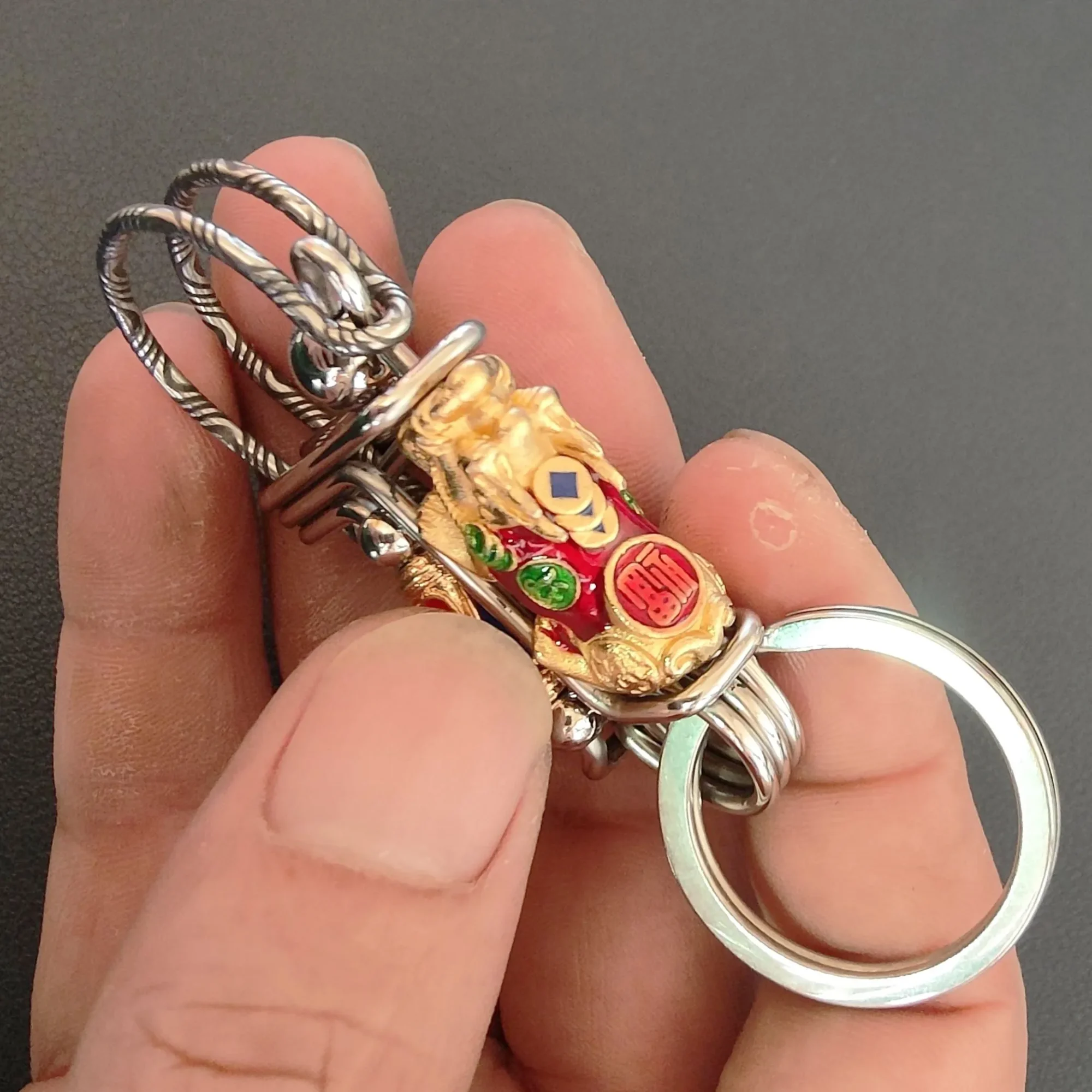 Stainless Steel Key Holder With Birthstone (3) Stainless Steel Key Holder With Birthstone (3)